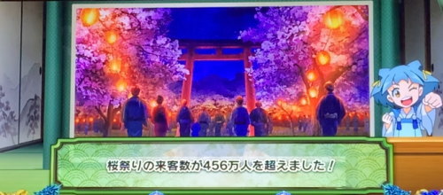 政宗３の猫御前速報演出「456万人」の画像