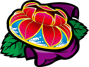もっとチバリヨ-30の花笠ランプ左