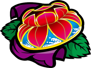 もっとチバリヨ-30の花笠ランプ右