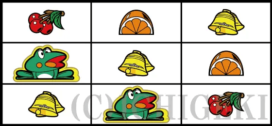 ニューパルサーSP4 with 太鼓の達人の新リーチ目の停止型⑦