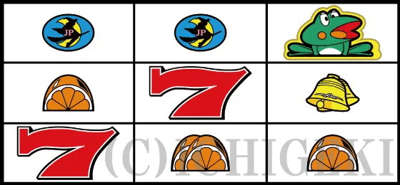 ニューパルサーSP4 with 太鼓の達人の新リーチ目の停止型⑪