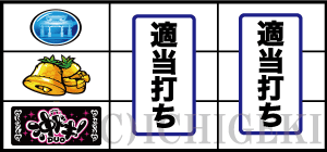 沖ドキDUOのBAR下段停止時