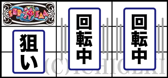 沖シーサー -30のチェリー狙い