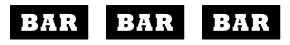 ワンチャンス 1000のBAR揃いの配当