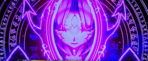 パチスロ戦国乙女 暁の関ヶ原-DARKNESS-の「アルティメット」フリーズ発生画面