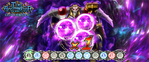 【オバロ2】パチスロOVERLORD絶対支配者光臨ⅡのEXカウンター1個減算獲得時の画像