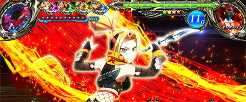 【オバロ2】パチスロOVERLORD絶対支配者光臨Ⅱの味方キャラのスキル発動時の画像