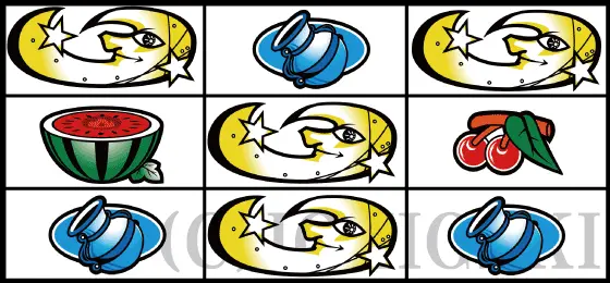 パチスロナイツのリーチ目5