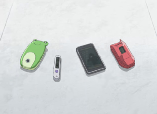 SLOTとある科学の超電磁砲の終了画面「携帯電話」