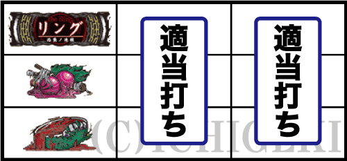Sリング恐襲の中段チェリー
