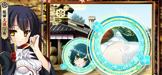 パチスロ　戦国†恋姫のカラフルステップアップ演出