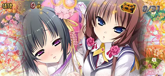 パチスロ　戦国†恋姫の姫くりパネル⑤(結菜選択時)