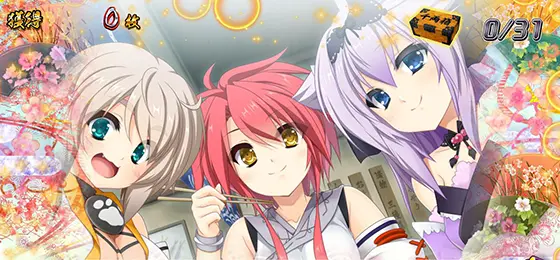 パチスロ　戦国†恋姫の姫くりパネル②(雛選択時)