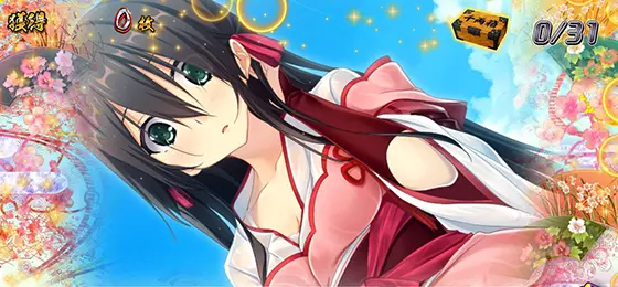パチスロ　戦国†恋姫の姫くりパネル⑤(詩乃選択時)