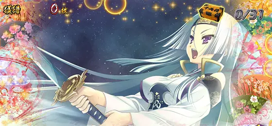 パチスロ　戦国†恋姫の姫くりパネル②(一葉選択時)