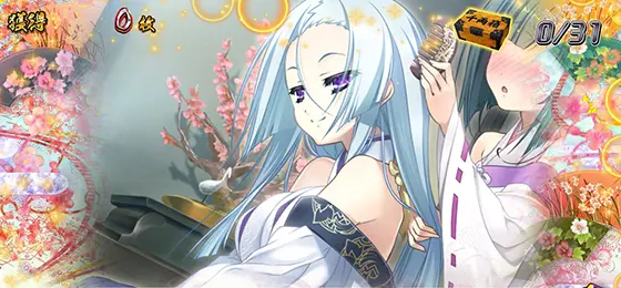 パチスロ　戦国†恋姫の姫くりパネル④(一葉選択時)