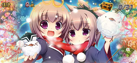 パチスロ　戦国†恋姫の姫くりパネル②(雀＆烏選択時)