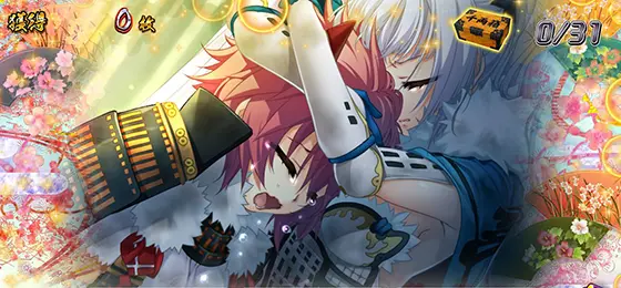 パチスロ　戦国†恋姫の姫くりパネル④(光璃選択時)