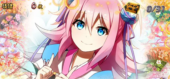 パチスロ　戦国†恋姫の姫くりパネル①(鞠選択時)