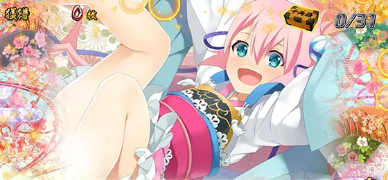 パチスロ　戦国†恋姫の姫くりパネル②(鞠選択時)