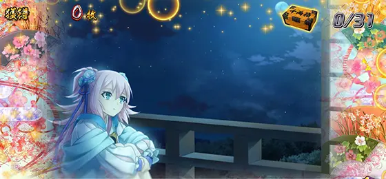 パチスロ　戦国†恋姫の姫くりパネル⑤(鞠選択時)