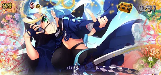 パチスロ　戦国†恋姫の姫くりパネル①(龍巳選択時)