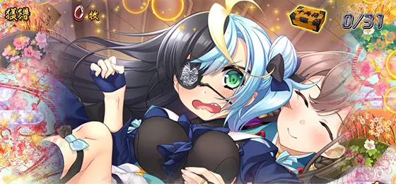 パチスロ　戦国†恋姫の姫くりパネル③(龍巳選択時)