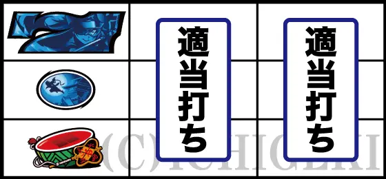 パチスロ　戦国†恋姫の下段BAR停止の打ち方手順(適当打ちでOK)
