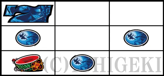 パチスロ　戦国†恋姫のチャンス目の停止型