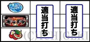 超ギラギラ爺サマーのチェリー停止時の打ち方