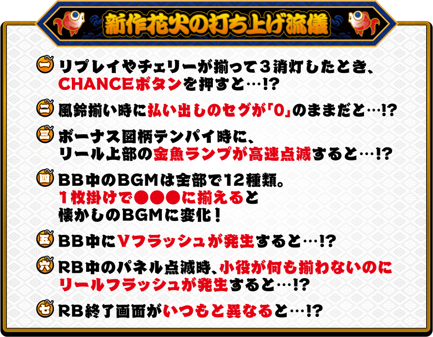 新ハナビの【新作花火の打ち上げ流儀】