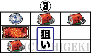 パチスロ真北斗無双のハサミ打ち