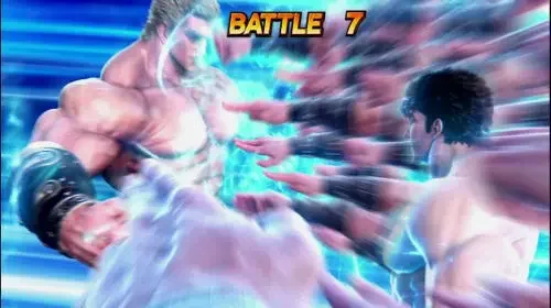 スマスロ北斗の拳の百裂拳ヒット