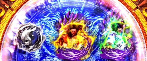 パチスロ蒼天の拳4の「1枚モード滞在時」初期パネルの配置図