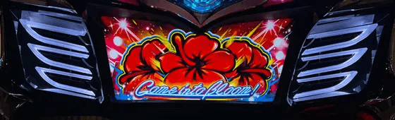 スマート沖スロ　スターハナハナのフェザーランプ白