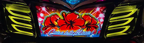 スマート沖スロ　スターハナハナのフェザーランプ黄