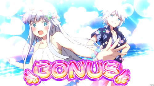 パチスロツインエンジェルPARTYのボーナス確定画面