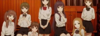 パチスロ Wake Up, Girls！Seven Memoriesの終了画面(室内)