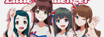 パチスロ Wake Up, Girls！Seven Memoriesの終了画面(チアガール)