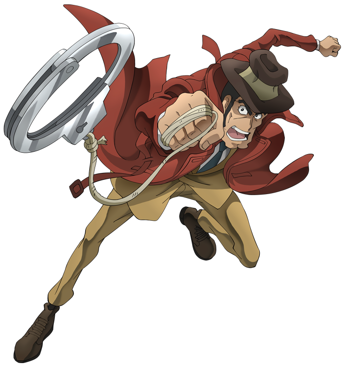 主役は銭形3の銭形警部のキャラクター画像