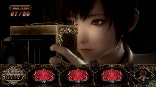 パチスロ零の深紅構えアップ