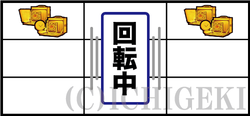 パチスロ零の【左→右停止時】のベル停止型