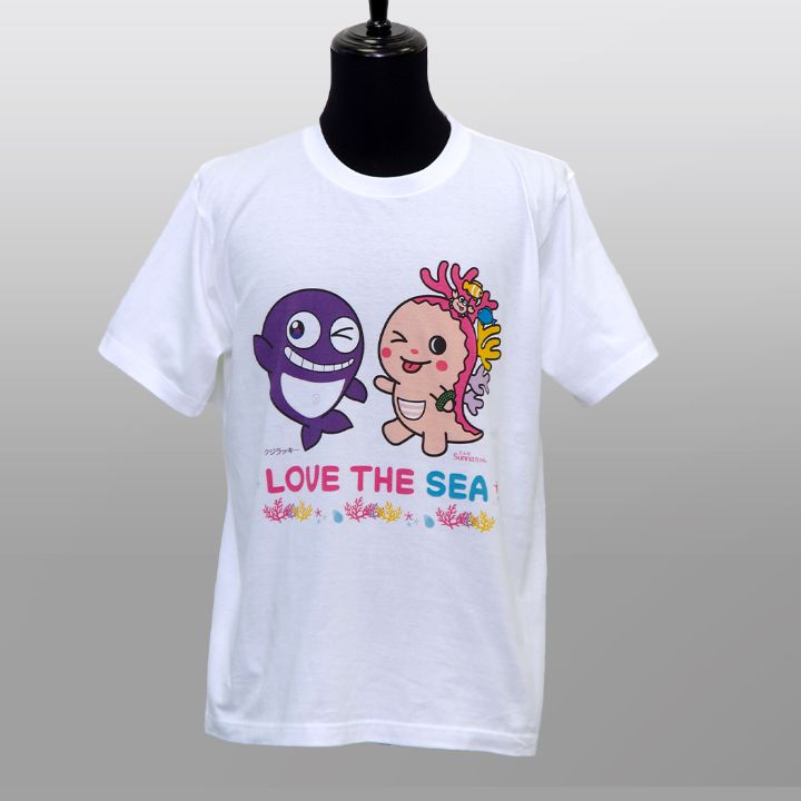Sunnaちゃん×クジラッキー サンゴ保全チャリティーTシャツ画像