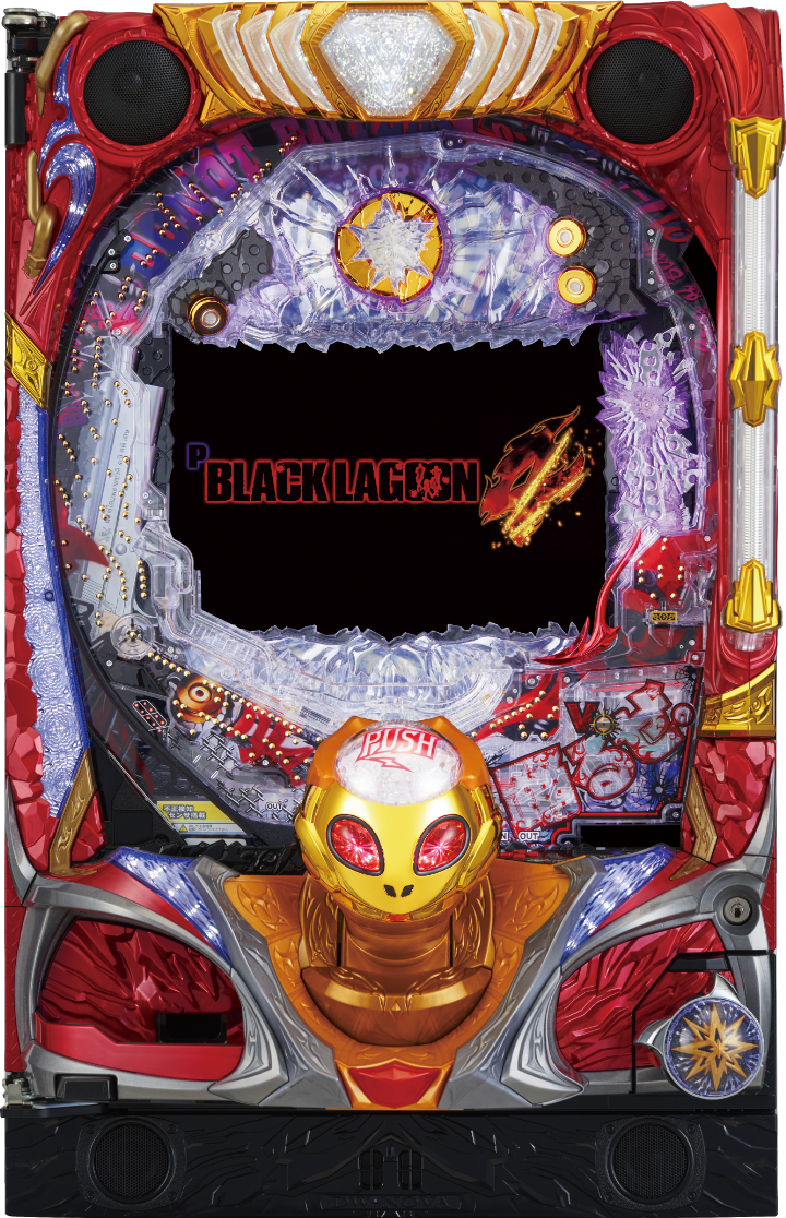 パチンコPブラックラグーン4の筐体画像