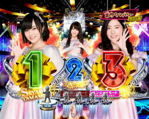 ぱちんこ AKB48 ワン・ツー・スリー!! の123揃いの画像