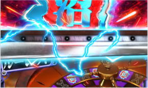 P弾球黙示録カイジ沼４ カイジVer.のフリーズギロチン(小)予告の画像