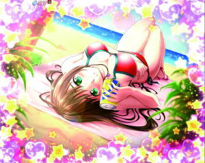 キュインぱちんこ P南国育ち デカパトver. 甘デジのセクシーカットインの画像