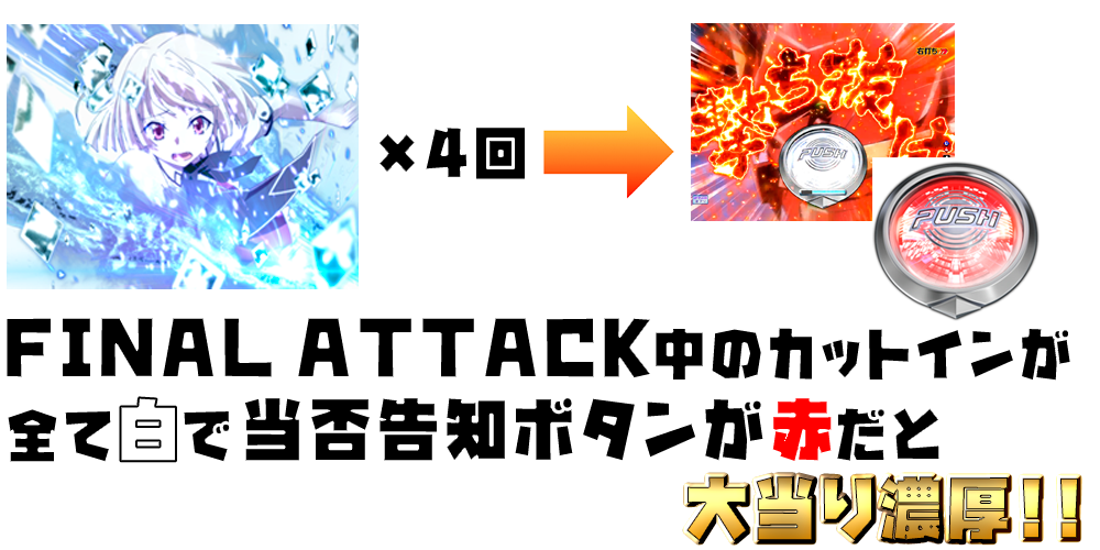 パチンコPハイスクールD×D 真紅のDragonic Duel:カットインとボタンの色の画像
