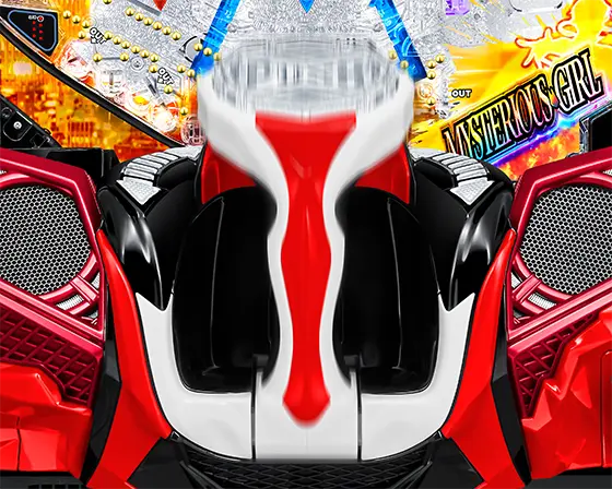 パチンコeキャッツ・アイのブラストギアバイブ予告