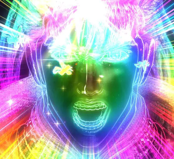パチンコe花の慶次～裂 一刀両断のストーリーリーチ虹導光板画像